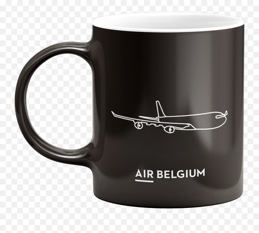 Belgian Flag Coffee Mug U2013 Air Belgium - Mug Png,Belgium Flag Png