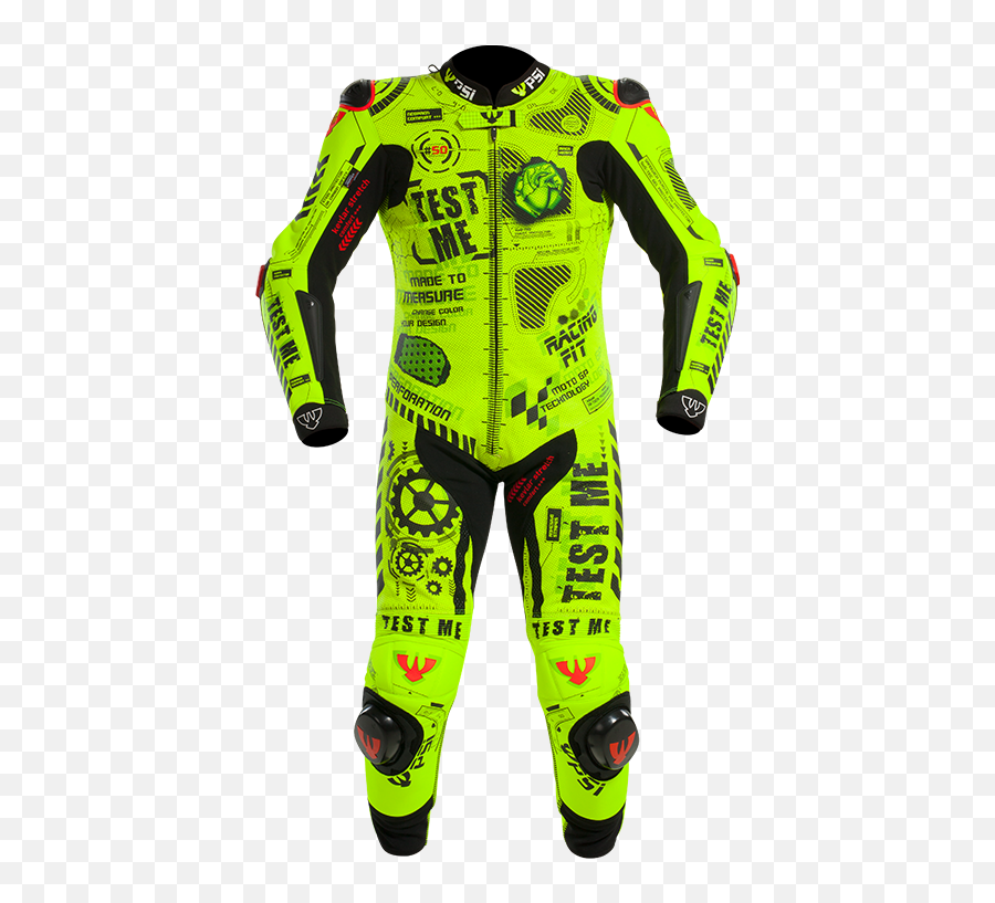 Test Me - Leather Race Suit Psí Hubík Motorcycle Suit Png,Icon Motorcycle Leathers