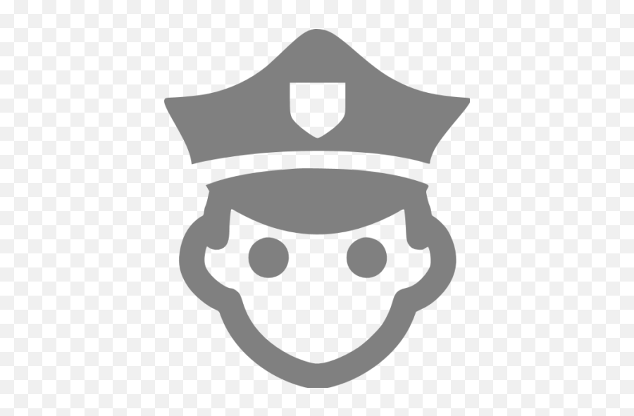 Gray Police 3 Icon - Deterrence Png,Cop Icon