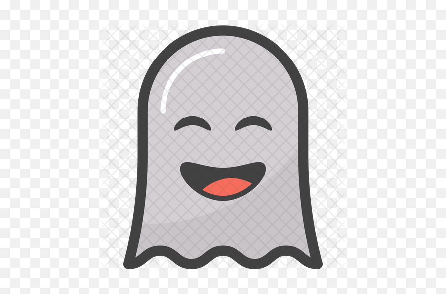 Smiley Ghost Emoji Icon Of Colored - Illustration Png,Ghost Emoji Transparent