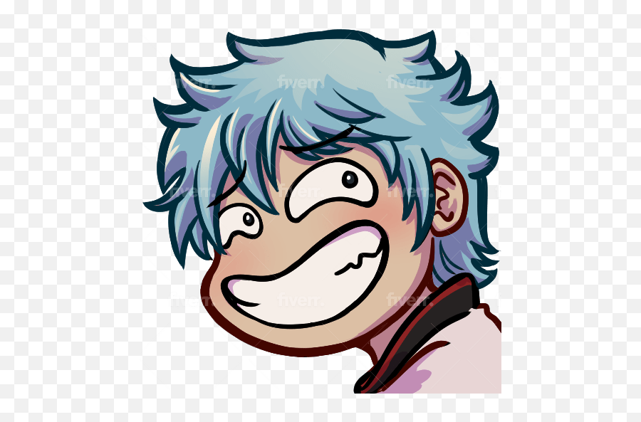 Create Emotes And Sub Badges For Twitch By Mikekatar Fiverr - Fictional Character Png,Gintoki Icon