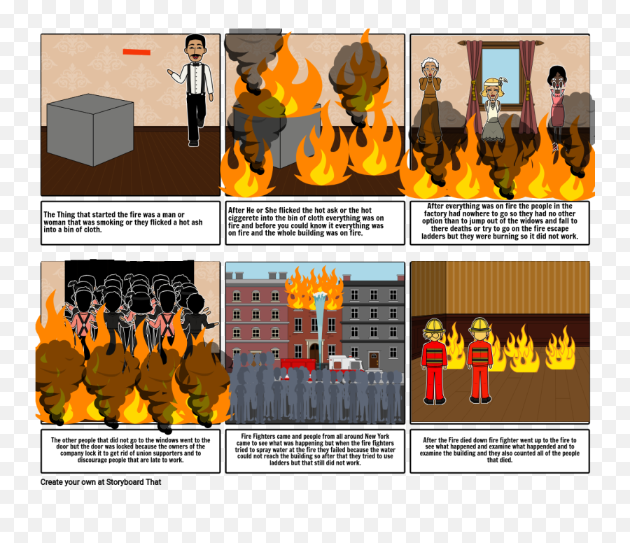 The Triangle Fire Storyboard By 78245c4e - Triangle Fire Ladder Escape Png,Fire Ash Png