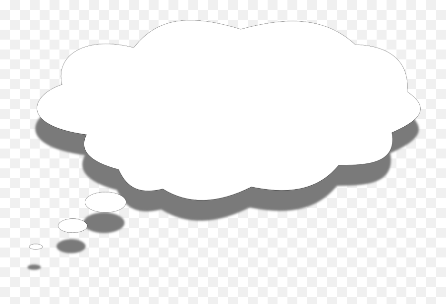 Download Think Cloud Png - Transparent Png Png Images Bong Bóng Suy Ngh,Thinking Bubble Png