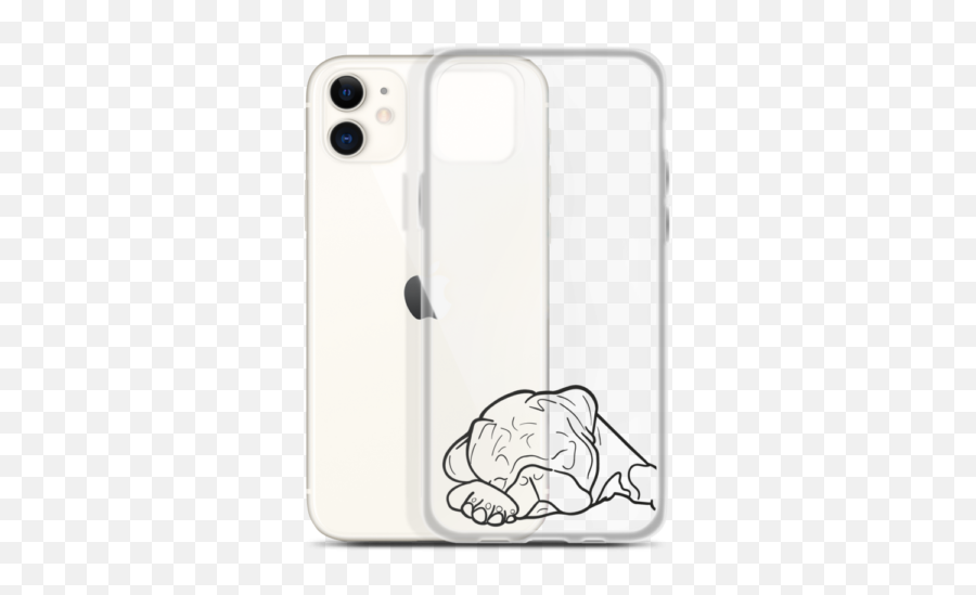 Pug Iphone Case Aji Off The Leash - Iphone Png,Pug Transparent Background