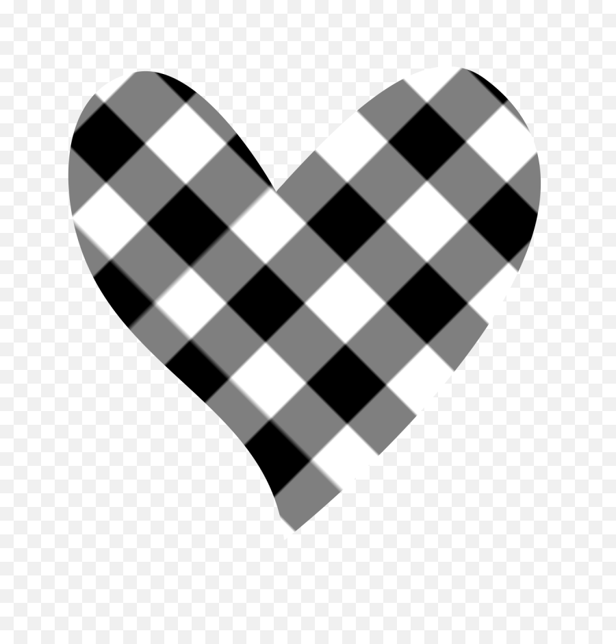 Black And White Hearts Png Image - Black And White Heart,White Hearts Png