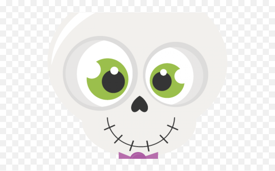 Cute Skeleton Face Clipart Png Image - Cartoon,Skeleton Face Png