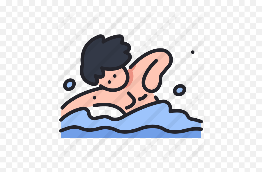 Swimming - Cartoon Png,People Swimming Png