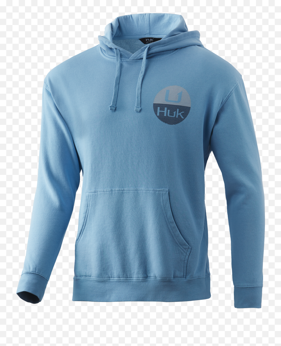 Huk Horizon Lines Fleece Hoodie Dusk Blue - Long Sleeve Png,Icon Victory Jacket