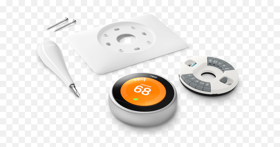 How To Set Up And Use Your Nest Learning Thermostat - Comes In Nest Thermostat Box Png,Nest Thermostat E Stuck On Home Icon