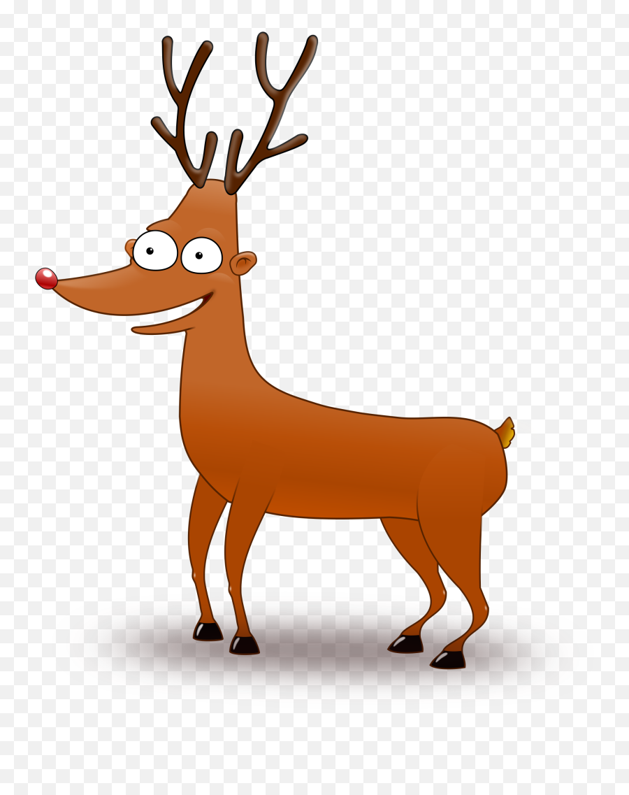 Reindeer Eye Transparent Png Clipart - Reindeer Clipart Funny,Reindeer Clipart Png