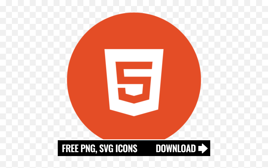 Free Html5 Icon Symbol Png Svg Download - Language,Icon For Www