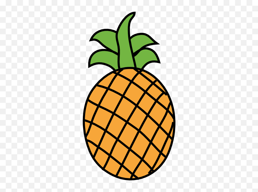 Pineapple Clipart - Clipartioncom Fruit Coloring Pages Png,Pineapple Slice Icon