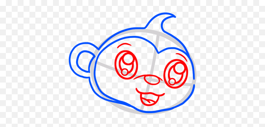 Learn How To Draw Cute Monkey - Easy Draw Everything Drawing Png,Cute Monkey Png