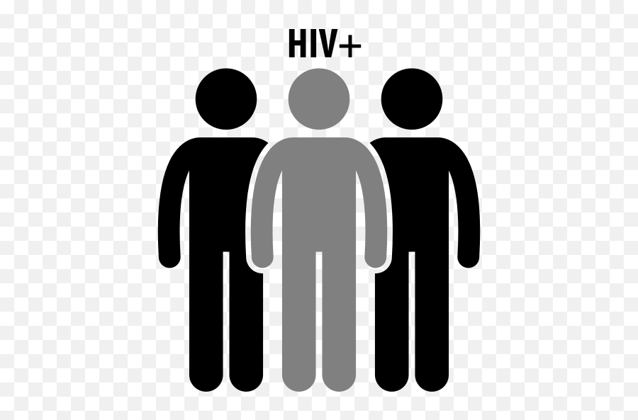 Aids Icon Disease Hiv Man People - Icon Hiv Png,Gray Person Icon