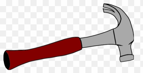 Carpenter Hammer Vector Image Free Svg - Dibujo Martillo De Carpintero png