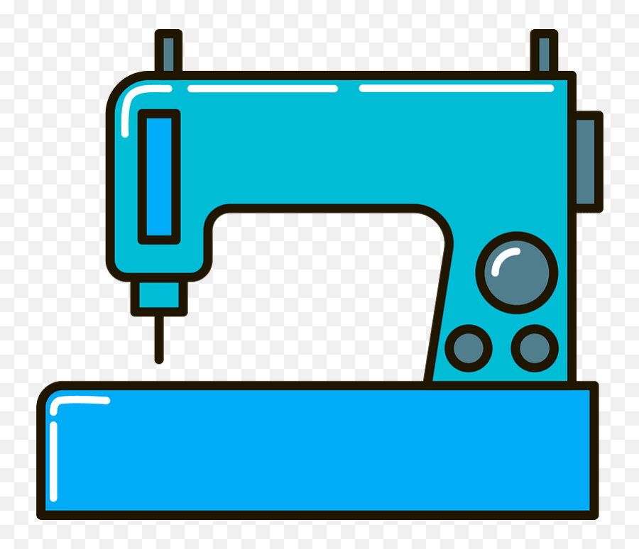 Sewing Machine Clipart Free Download Transparent Png - Blue Sewing Machine Clipart,Sewing Icon Png