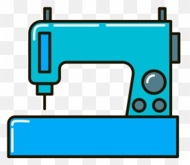 Sewing Machine Clipart Free Download Transparent Png - Blue Machine Clipart