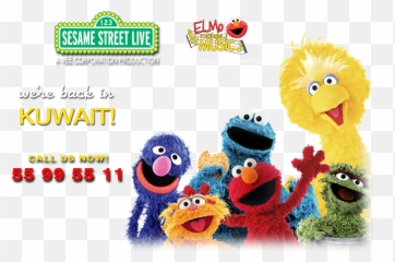 Sesame Street Characters Png Download - Clip Art