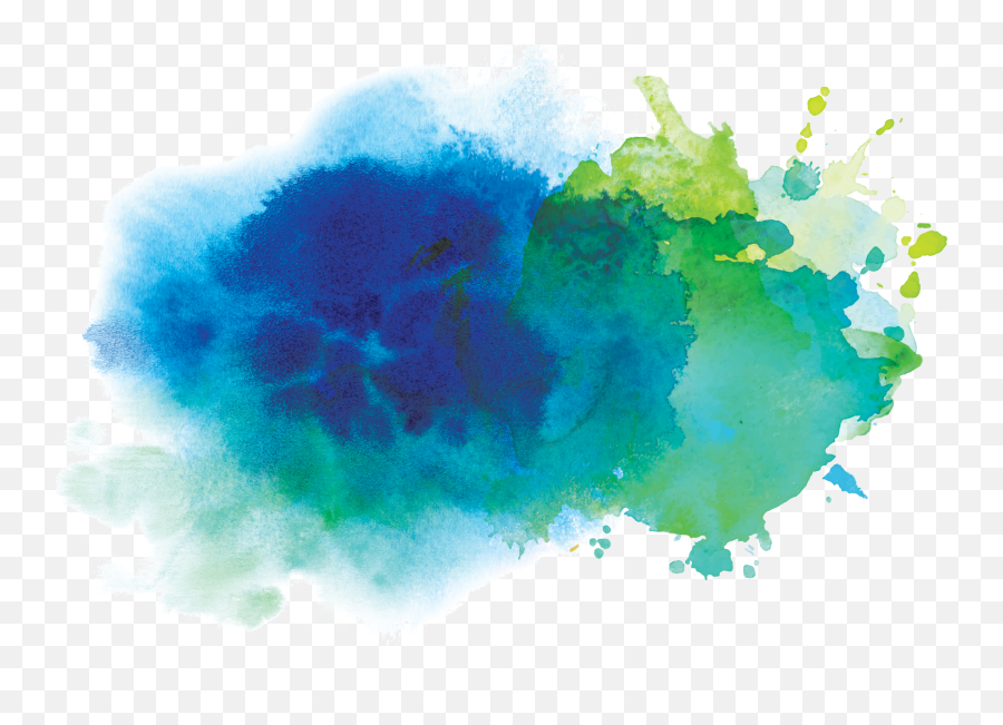 Color - Splash Marketing Pages Green Watercolor Splash Png,Blue Splash Png