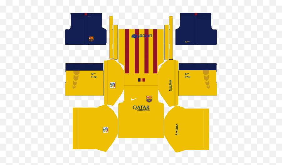 Barcelona Jersey Kit For Dream League - Kits Dream League Soccer 2015 Png,Barcelona Logo Dream League