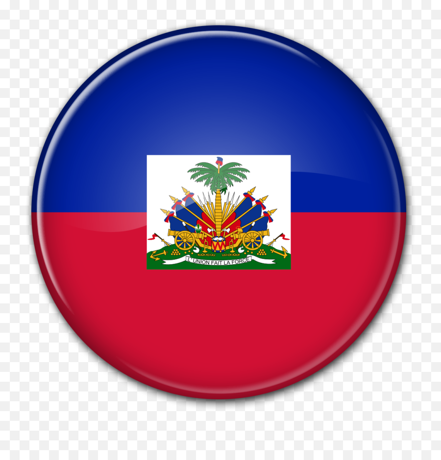 Round Flag Of Haiti In Png Format With - Flag Of Haiti,Haiti Flag Png