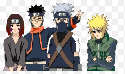 Obito - Team Minato Transparent Hd Png Download Original Obito Rin Y Kakashi,Obito Png
