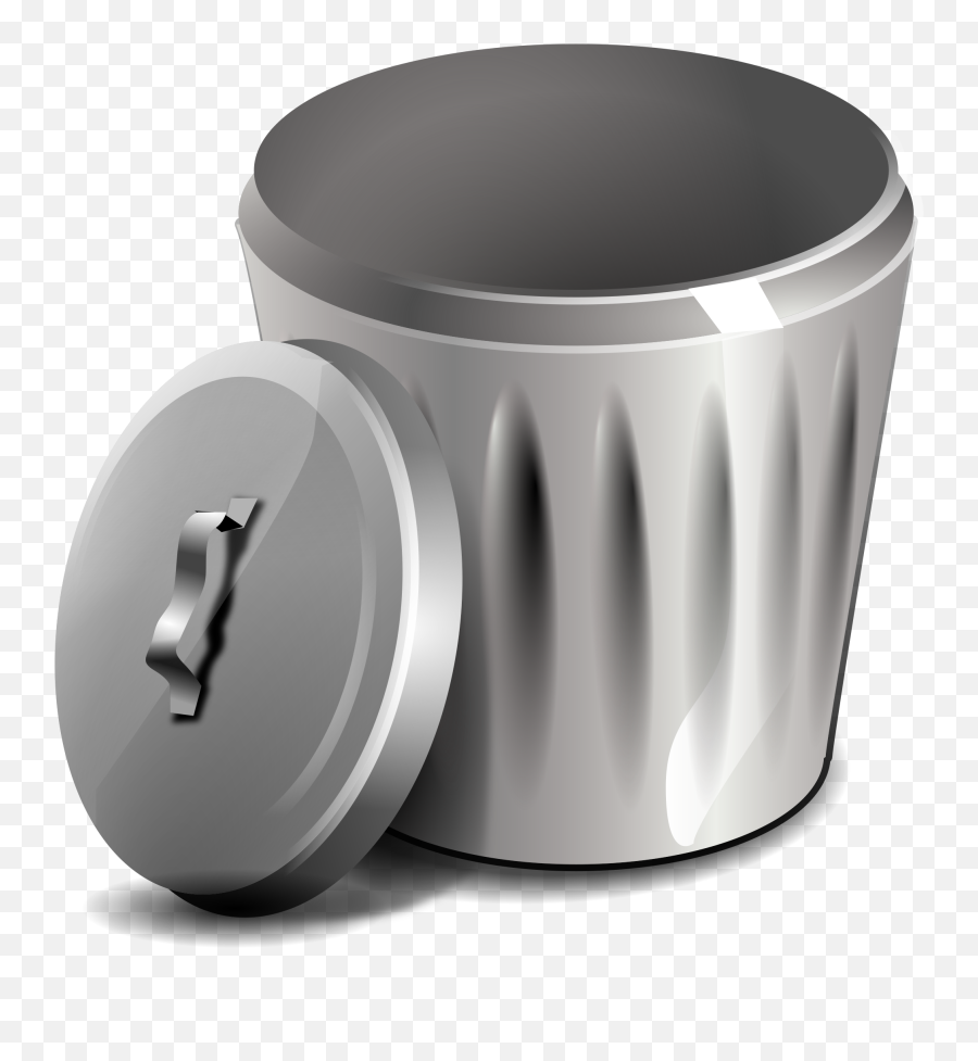 Trash Can High Quality Png - Open Trash Can Clip Art,Trash Can Transparent Background
