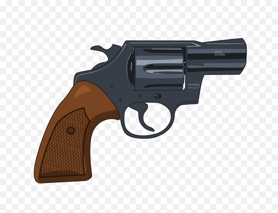 Mid Detail Snub Nosed Revolver - Revolver Clipart Png,Revolver Transparent