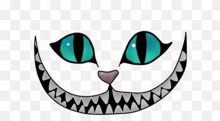 Cheshire Cat Png Picture - Alice In Wonderland Cat Smile Png,Cat Eyes Png