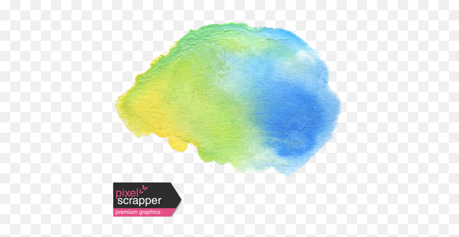 Watercolor Kit 6 - Paint 7 Color Graphic By Marisa Lerin Watercolor Png Yellow And Blue,Blue Watercolor Png