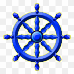 Dhamma Chakra Png 5 Image - Religions In Southeast Asia Symbols,Chakra Png