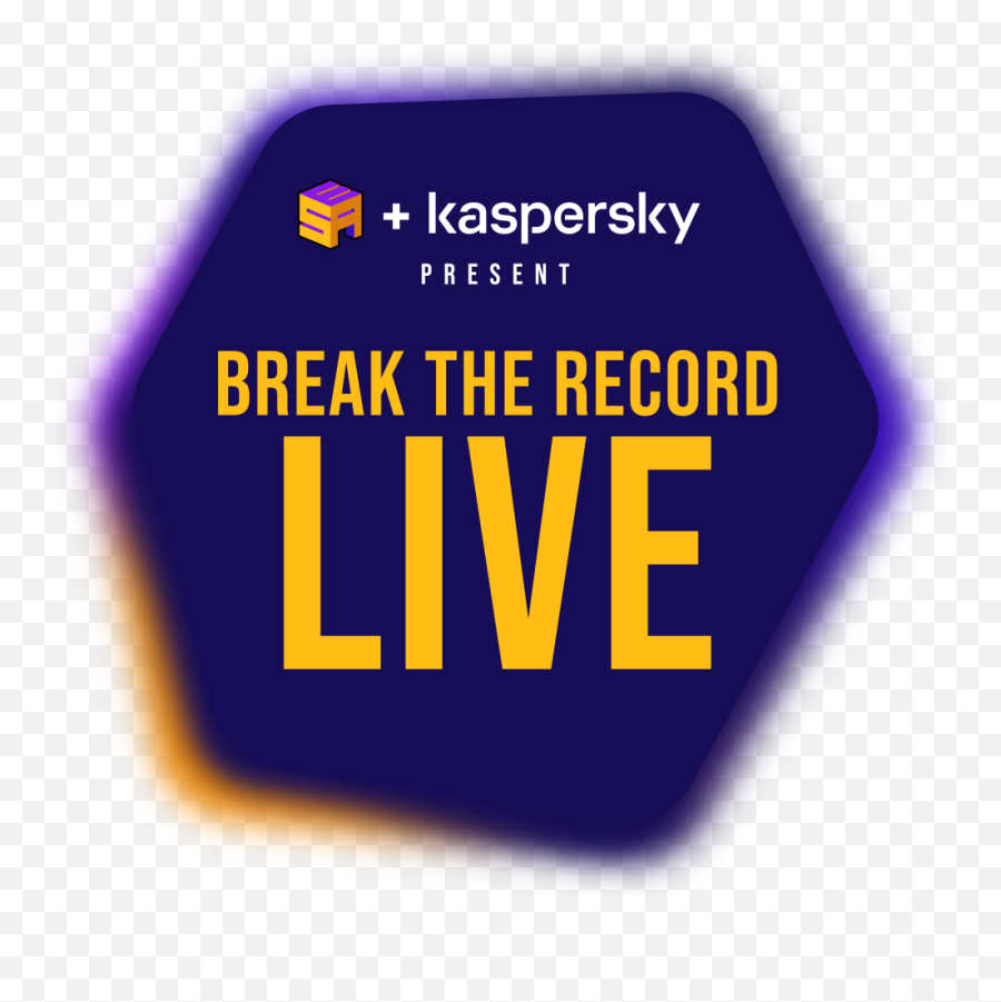 Esa X Kaspersky Present Break The Record Live U2013 Esamarathon - Graphic Design Png,Twitch Tv Logo