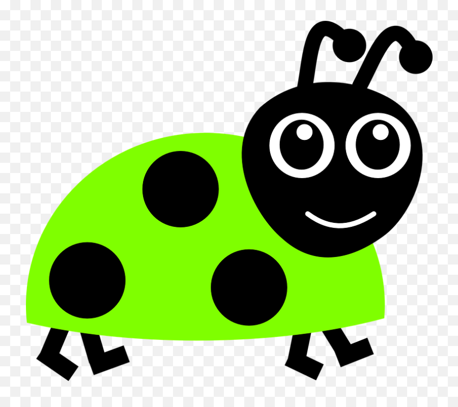 Ladybug Bug Lime - Free Vector Graphic On Pixabay Ladybug Clipart Black And White Png,Lady Bug Png