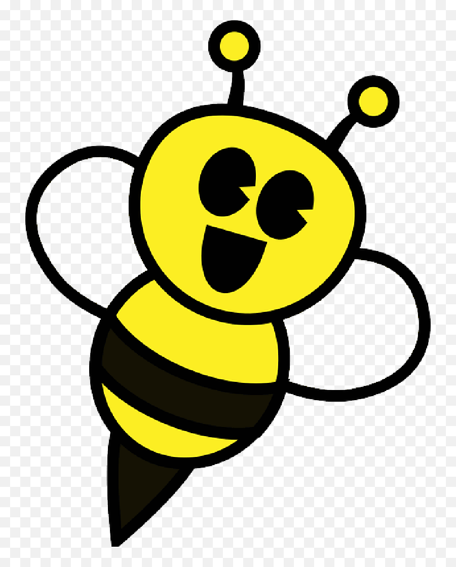 Download Hd Bumble Bee Clipart - Cartoon Bumble Bee Png Animated Bumble Bee,Bee Clipart Png