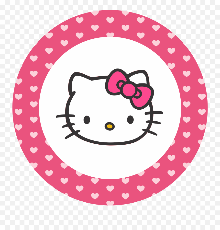 Rosto Da Hello Kitty Arquivo Em Png - Hello Kitty Circle Frame,Hello Kitty Png