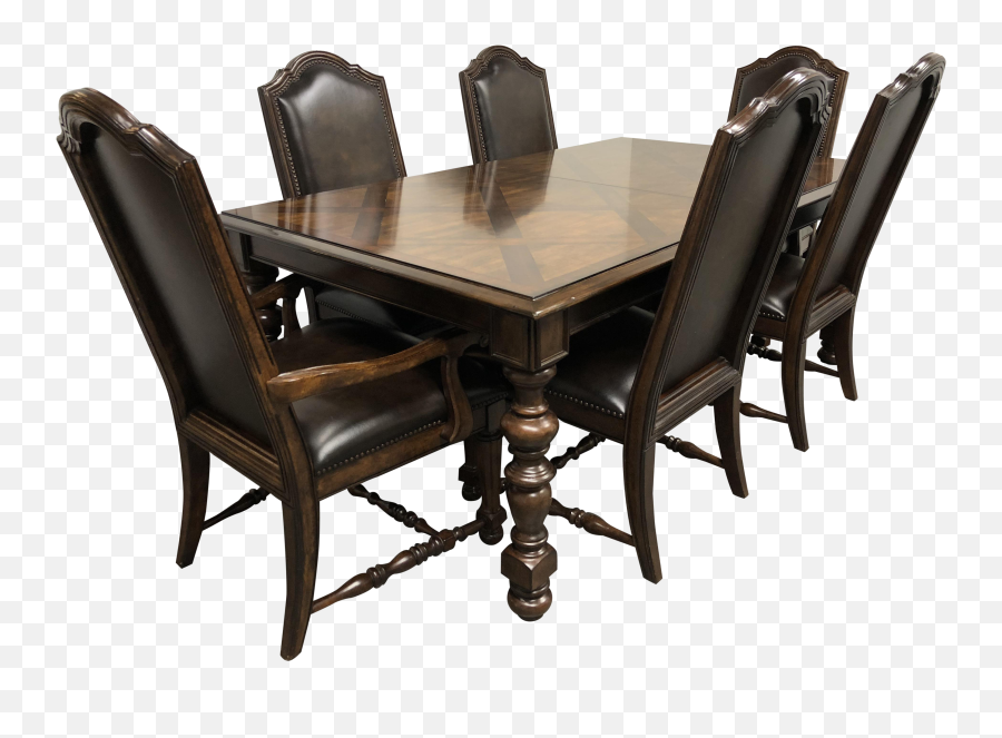 Bernhardt Normandie Manor Dining Table - Dining Table Design Without Background Png,Table And Chairs Png