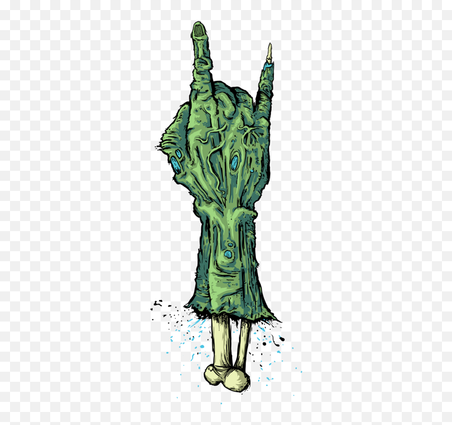 Download Hd Zombie Hand Png - Illustration,Zombie Hand Png