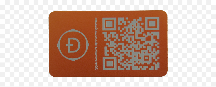Dogecoin Cold Storage Metal Wallet From Bitstashers - Qr Code Png,Dogecoin Png