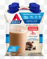 Mocha Latte Shake - Atkins Shakes Mocha Latte Png,Latte Png