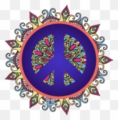 Drawing Trippy Hippie For Free Download - Mandala Graphics Png,Trippy Png