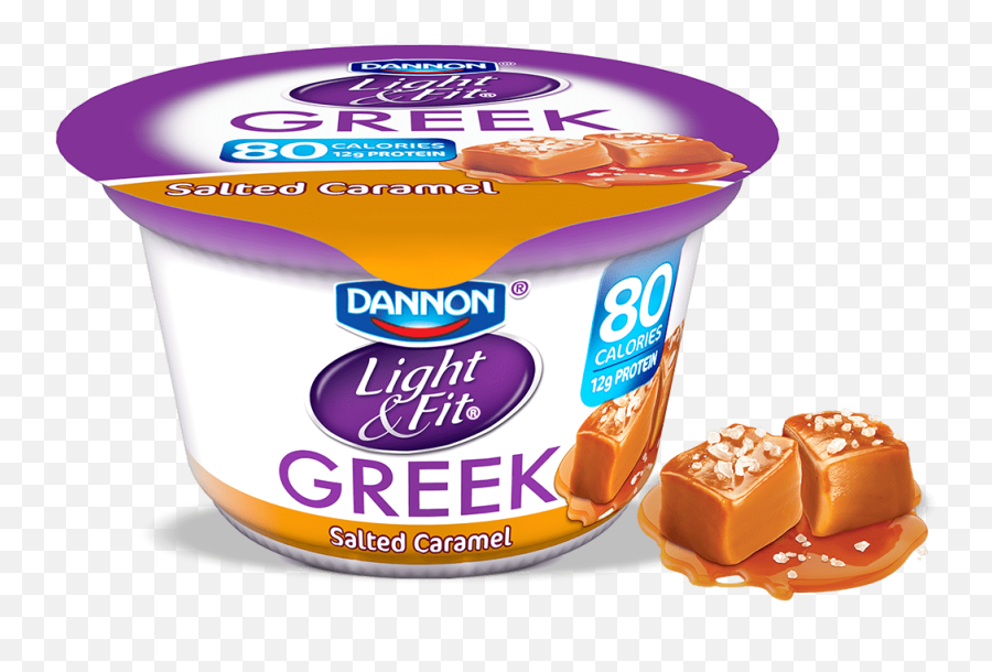 Greek - Yogurtsaltedcaramel Lightandfit Strawberry Banana Greek Yogurt Png,Caramel Png