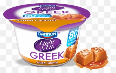 Greek - Yogurtsaltedcaramel Lightandfit Strawberry Banana Greek Yogurt Png,Caramel Png