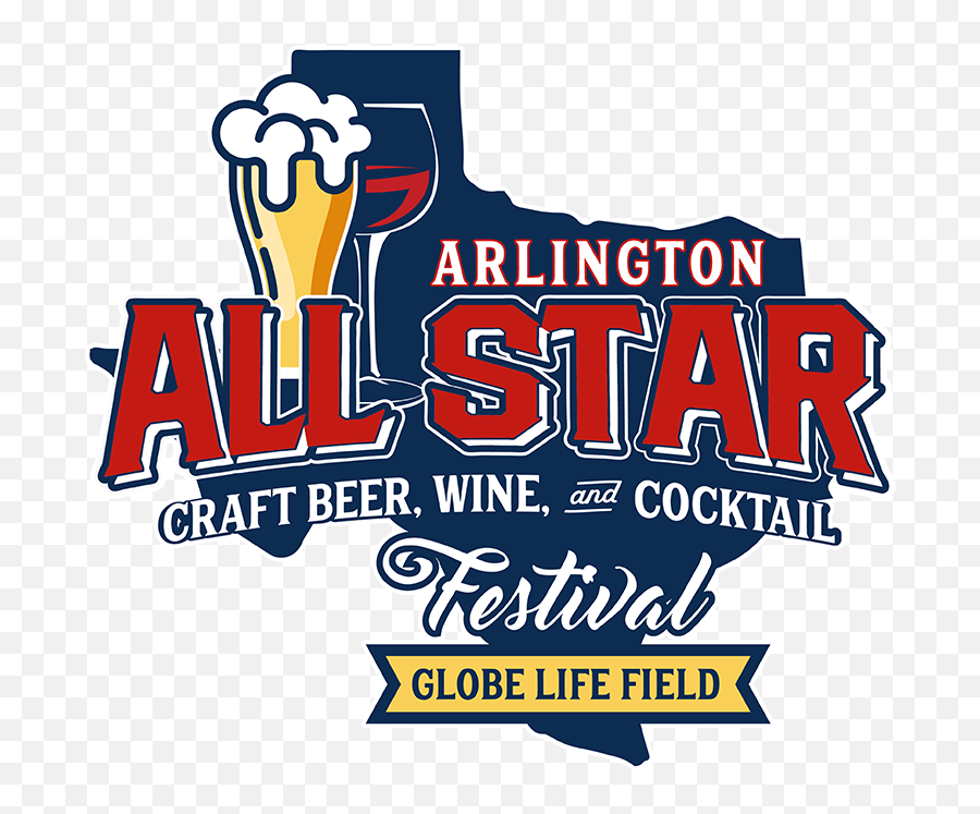 Arlington Texas Craft Beer Wine - Vertical Png,Texas Ranger Logo