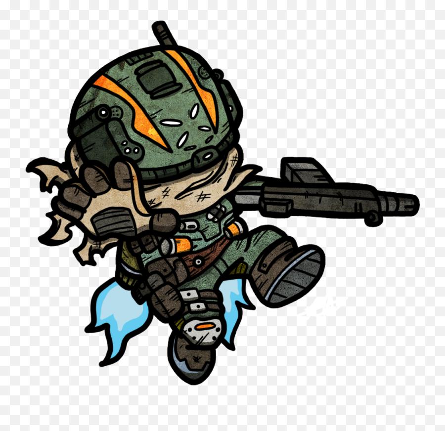 Reposting This But People Asked Me - Titanfall 2 Draw Png,Titanfall Png