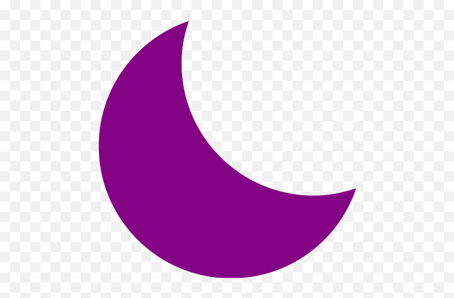 Purple Moon 4 Icon - Free Purple Moon Icons Purple Moon Icon Png,Moon Gif Transparent