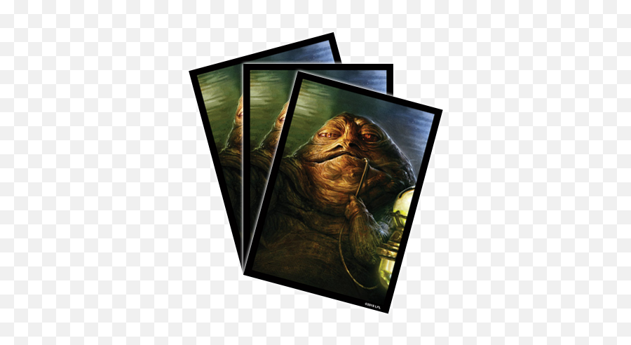 Ffg Star Wars Art Sleeves Jabba The Hutt - Picture Frame Png,Jabba The Hutt Png