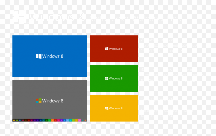 Windows 8 Metro Color Wallpaper Pack - Windows Logo Color Png,Window 8 Logo