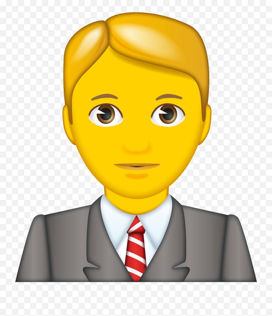 Man Office Worker - Man In Suit Emoji Png,Man Emoji Png