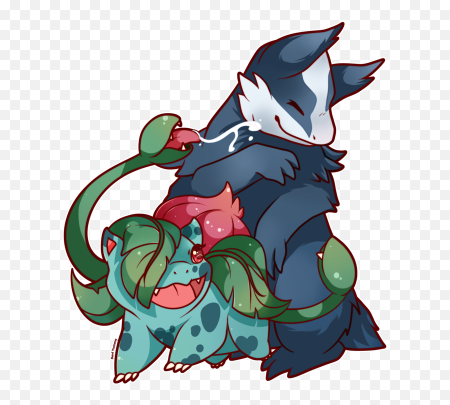 Download Hd Ivysaur And Typhlosion By - Fictional Character Png,Typhlosion Png