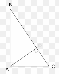 Altitude Of A Right Triangle - Proof Of Pythagoras Theorem Png,Right Triangle Png